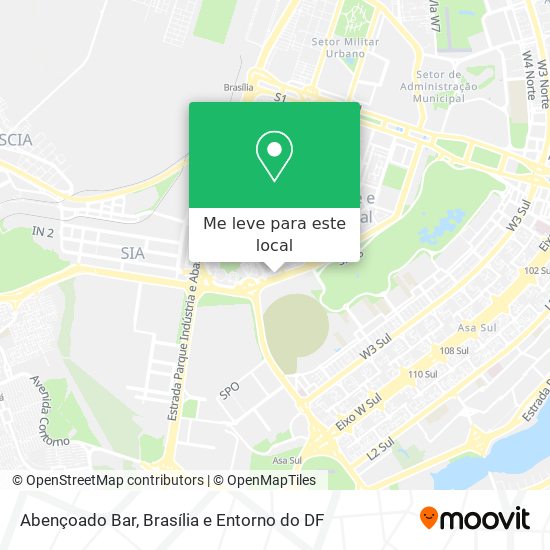 Abençoado Bar mapa