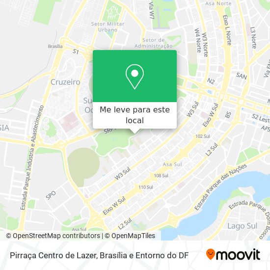 Pirraça Centro de Lazer mapa