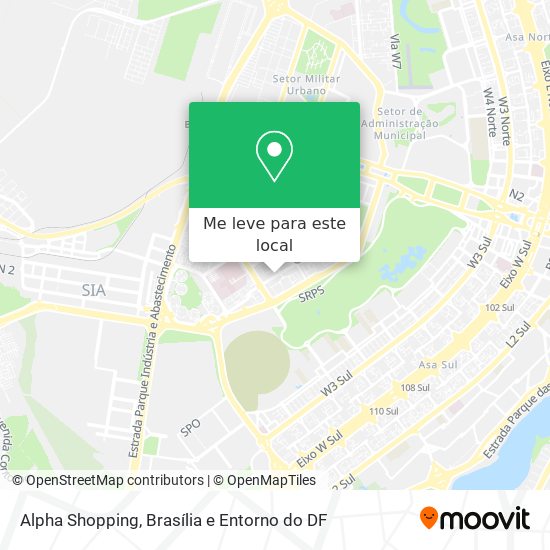 Alpha Shopping mapa