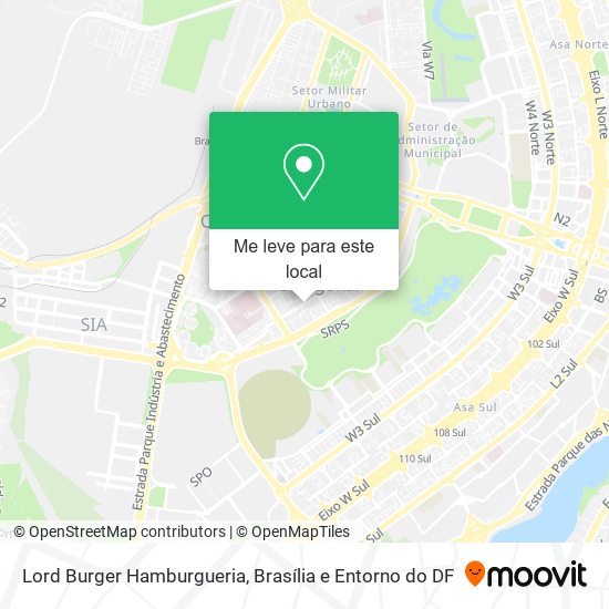 Lord Burger Hamburgueria mapa
