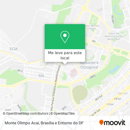 Monte Olimpo Acai mapa