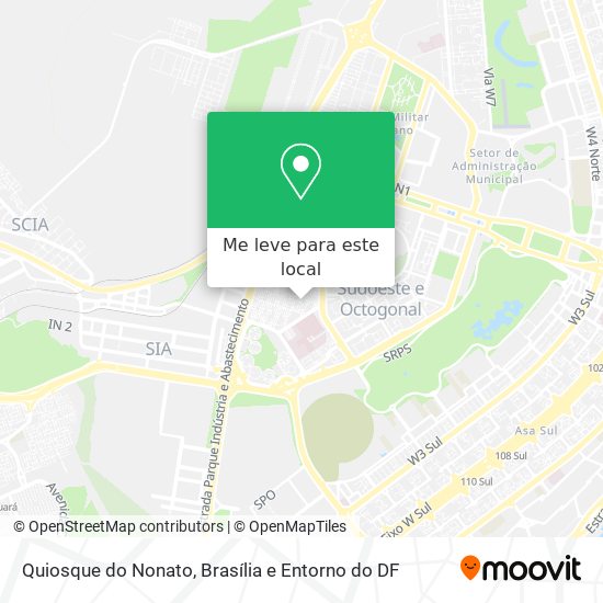 Quiosque do Nonato mapa