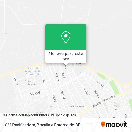 GM Panificadora mapa