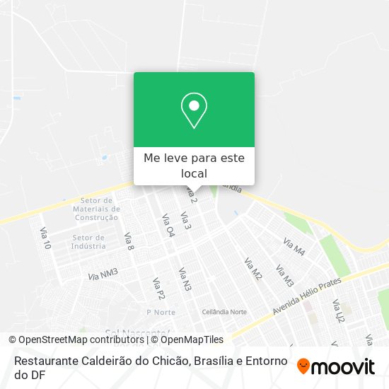 Restaurante Caldeirão do Chicão mapa