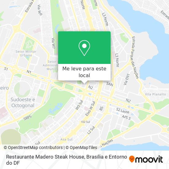 Restaurante Madero Steak House mapa