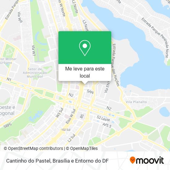 Cantinho do Pastel mapa