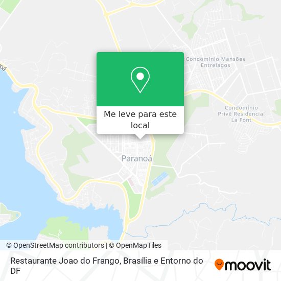 Restaurante Joao do Frango mapa