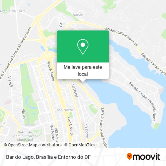Bar do Lago mapa