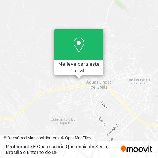 Restaurante E Churrascaria Querencia da Serra mapa