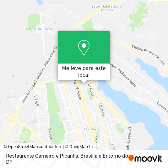 Restaurante Carneiro e Picanha mapa