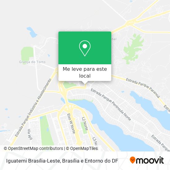 Iguatemi Brasília-Leste mapa