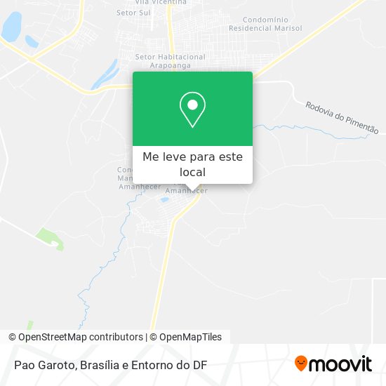 Pao Garoto mapa