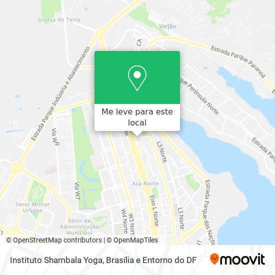 Instituto Shambala Yoga mapa