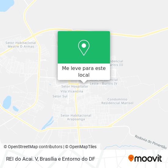 REI do Acai. V mapa