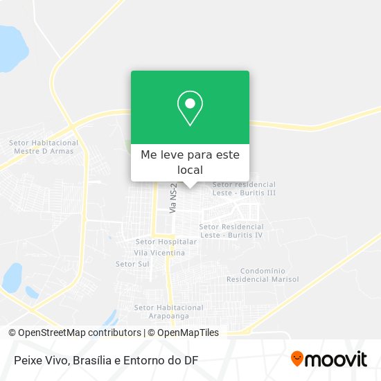 Peixe Vivo mapa