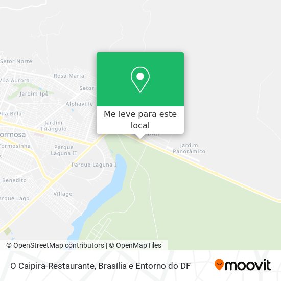 O Caipira-Restaurante mapa