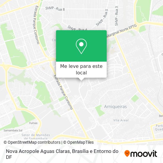 Nova Acropole Aguas Claras mapa