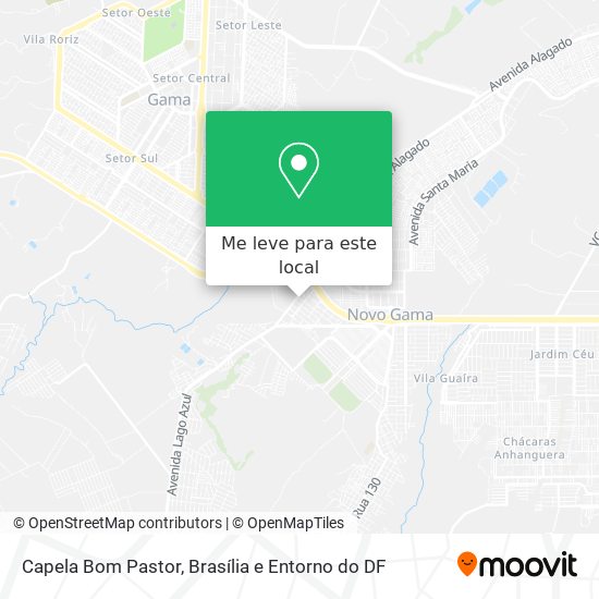 Capela Bom Pastor mapa