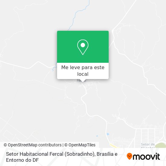 Setor Habitacional Fercal (Sobradinho) mapa