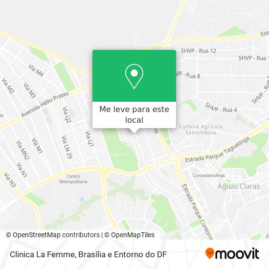 Clinica La Femme mapa