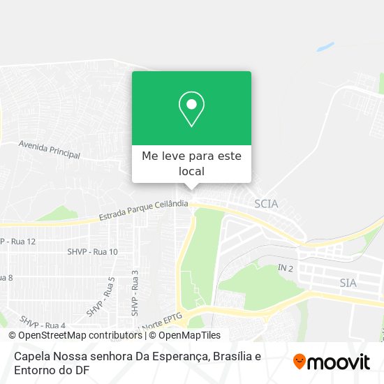 Capela Nossa senhora Da Esperança mapa