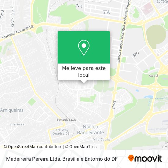 Madeireira Pereira Ltda mapa