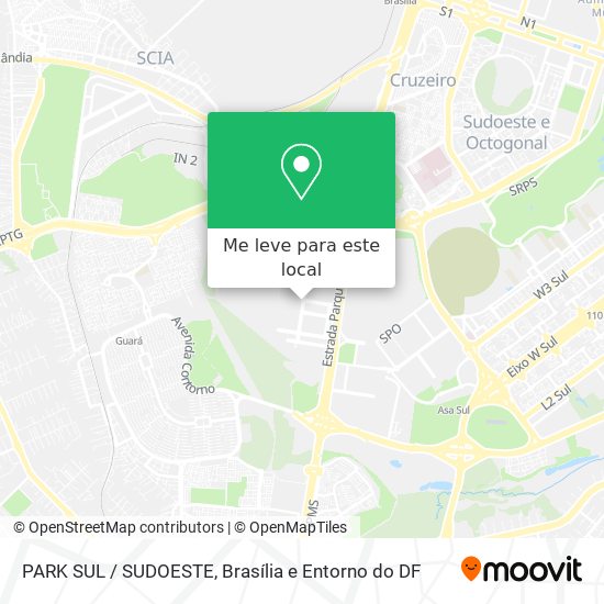PARK SUL / SUDOESTE mapa