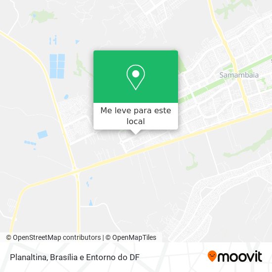 Planaltina mapa