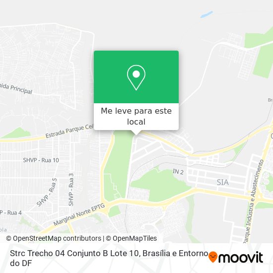 Strc Trecho 04 Conjunto B Lote 10 mapa