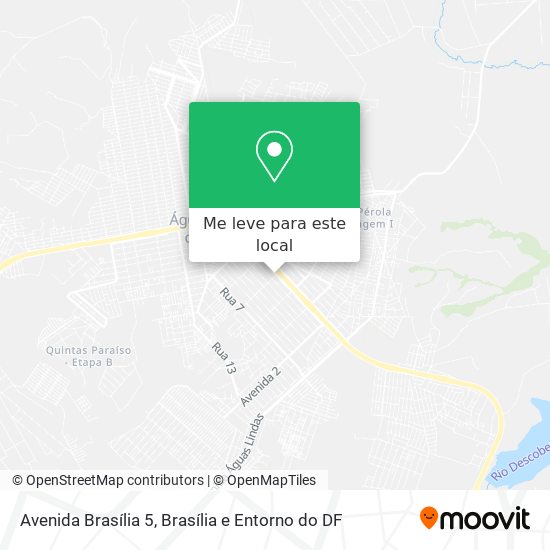 Avenida Brasília 5 mapa