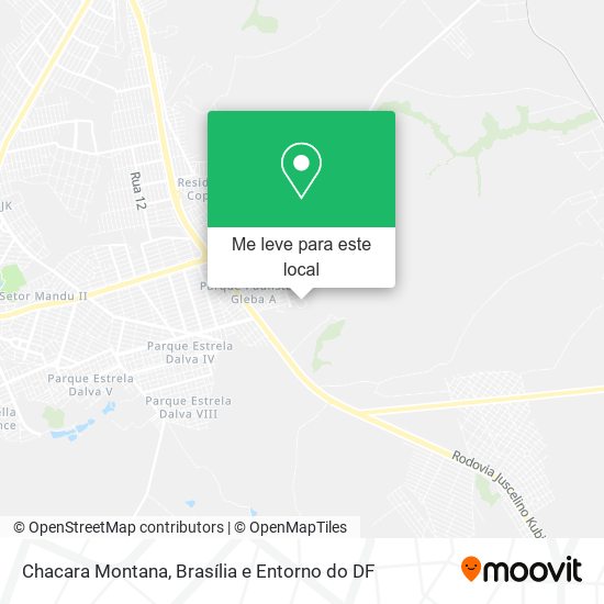 Chacara Montana mapa