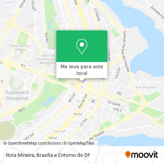 Rota Mineira mapa