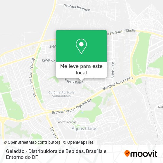 Geladão - Distribuidora de Bebidas mapa