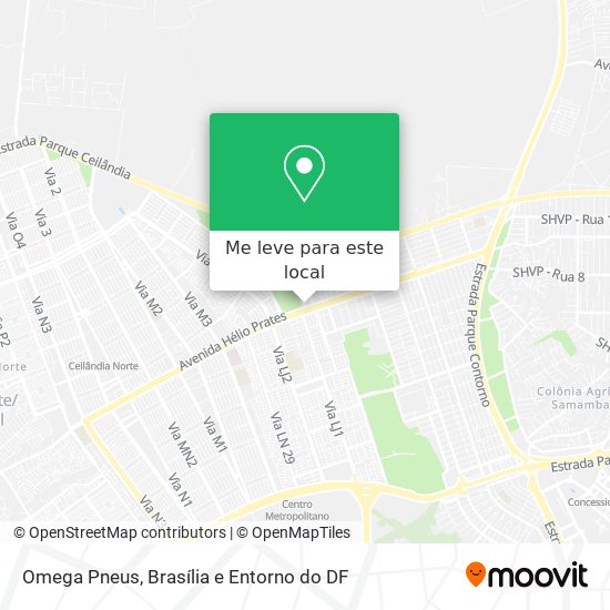 Omega Pneus mapa