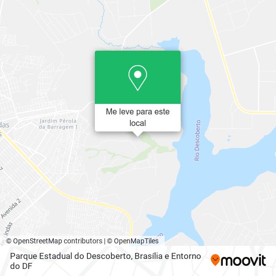 Parque Estadual do Descoberto mapa