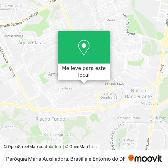 Paróquia Maria Auxiliadora mapa