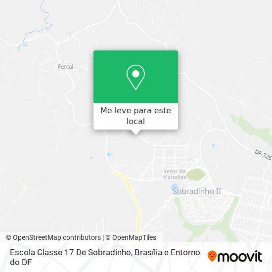 Escola Classe 17 De Sobradinho mapa