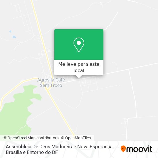 Assembléia De Deus Madureira - Nova Esperança mapa