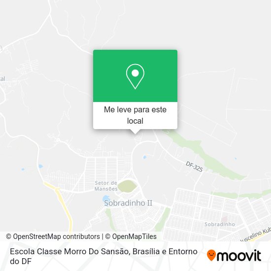 Escola Classe Morro Do Sansão mapa