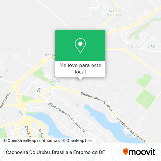 Cachoeira Do Urubu mapa
