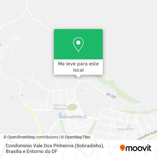 Condomínio Vale Dos Pinheiros (Sobradinho) mapa