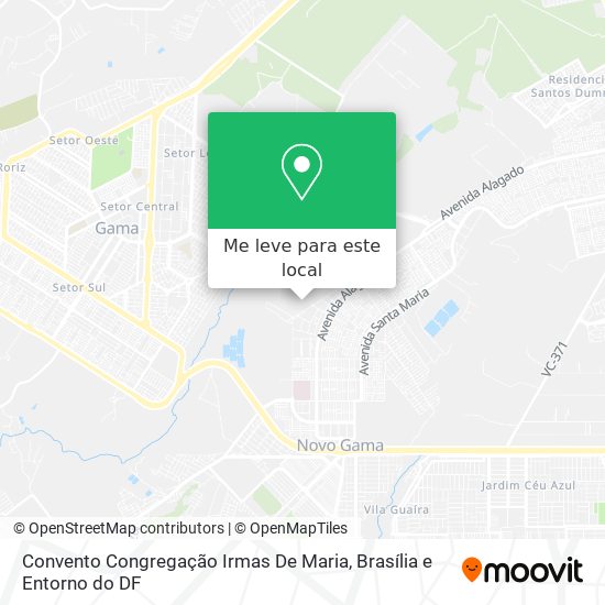Convento Congregação Irmas De Maria mapa