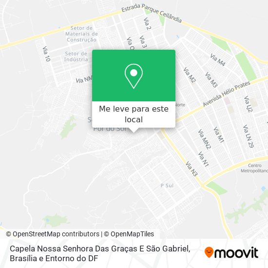 Capela Nossa Senhora Das Graças E São Gabriel mapa
