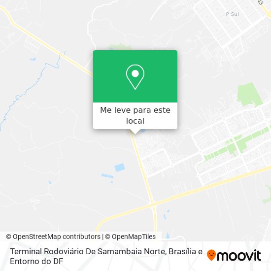 Terminal Rodoviário De Samambaia Norte mapa