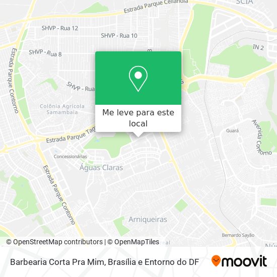 Barbearia Corta Pra Mim mapa