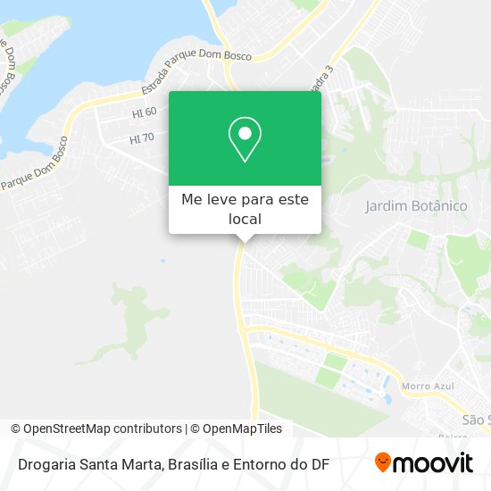 Drogaria Santa Marta mapa