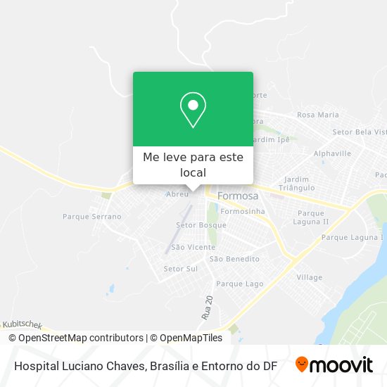 Hospital Luciano Chaves mapa