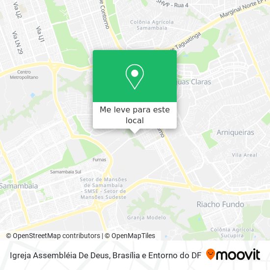 Igreja Assembléia De Deus mapa