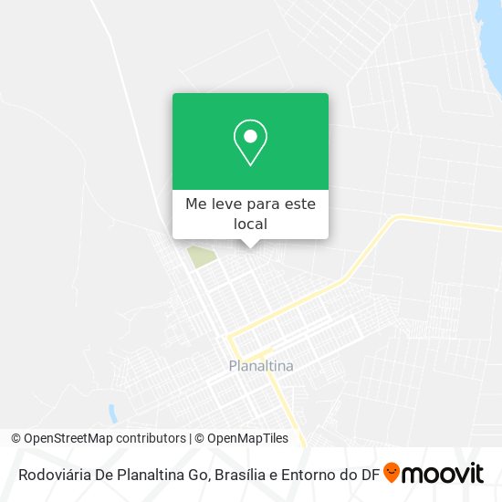 Rodoviária De Planaltina Go mapa