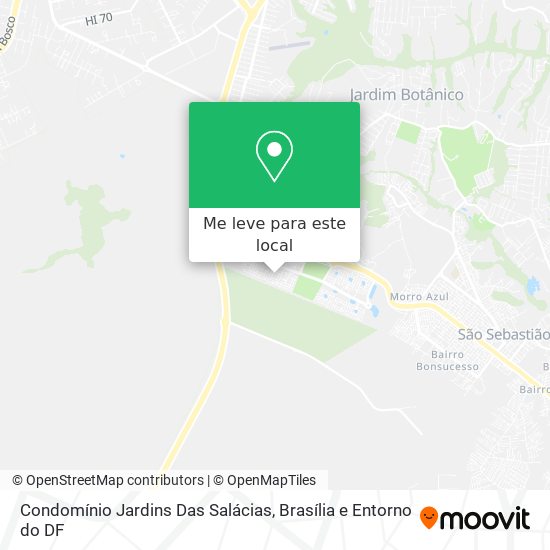 Condomínio Jardins Das Salácias mapa